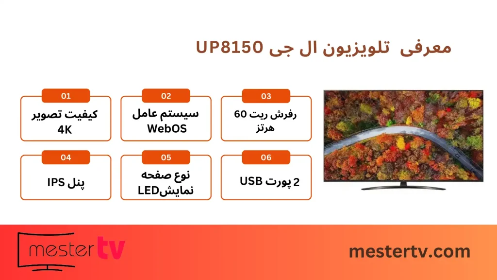 تلویزیون ال جی UP8150 