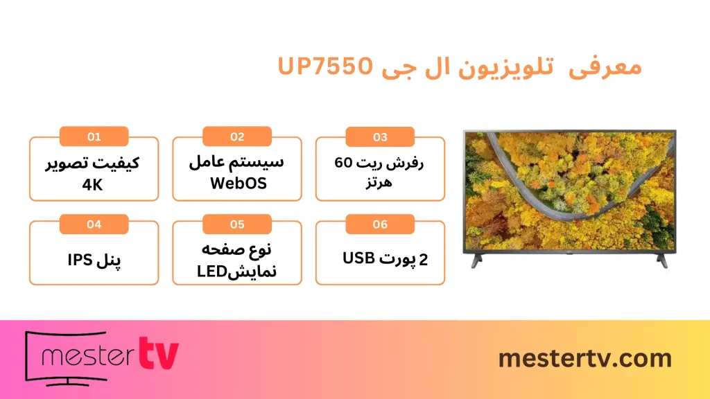 تلویزیون ال جی UP7550