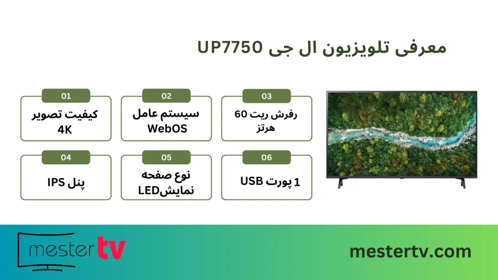 تلویزیون ال جی UP7750 