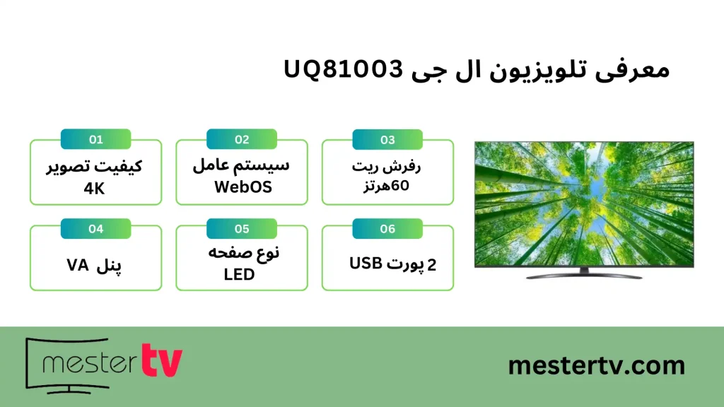 تلویزیون ال جی UQ81003