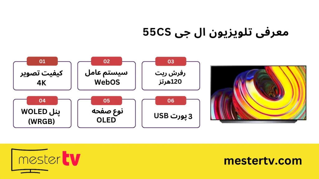 تلویزیون ال جی 55CS