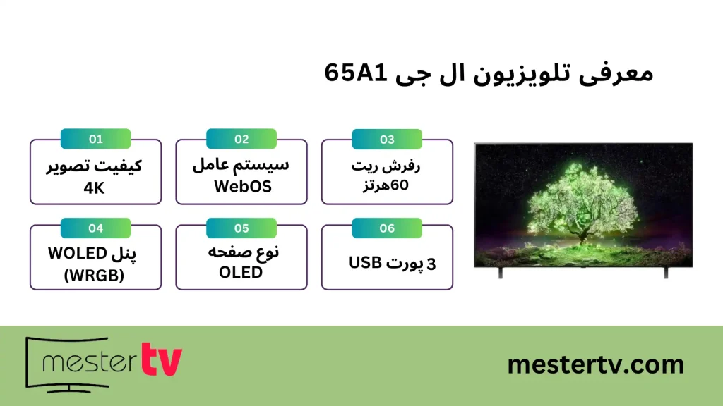 تلویزیون ال جی 65A1