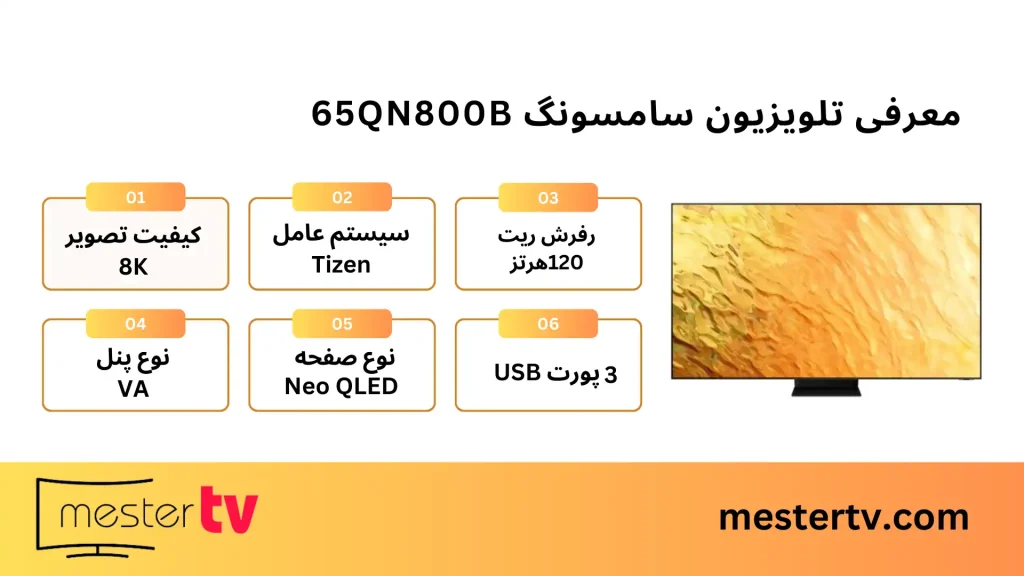 تلویزیون سامسونگ 65QN800B