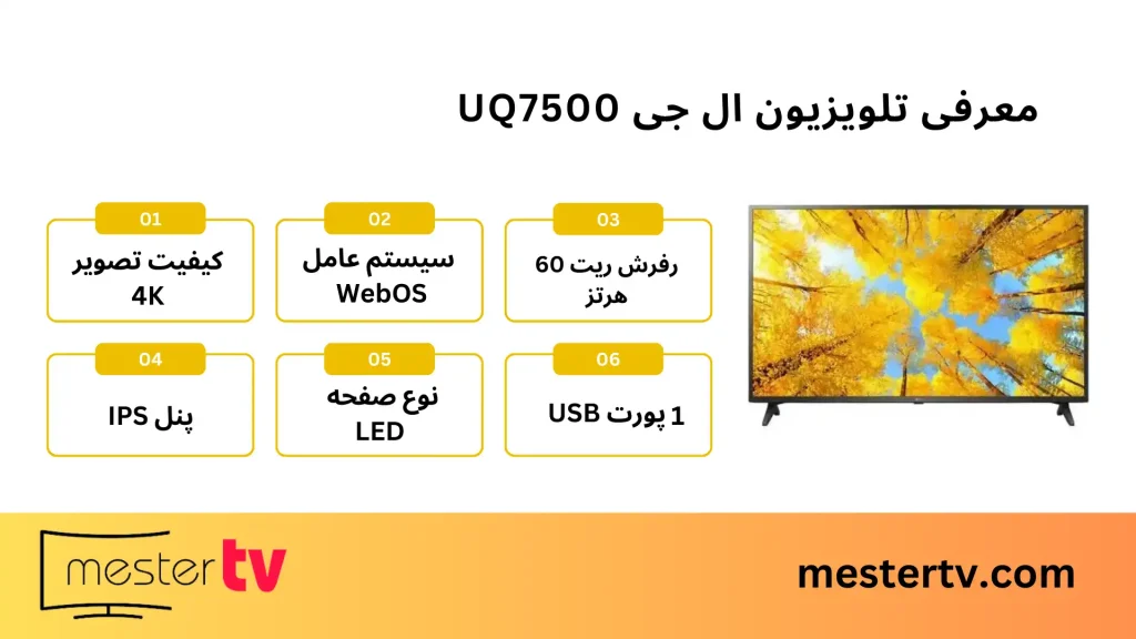 تلویزیون ال جی UQ7500