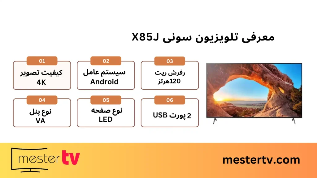 تلویزیون سونی X85J