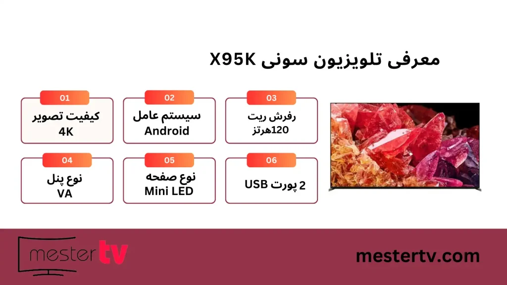 تلویزیون سونی X95K