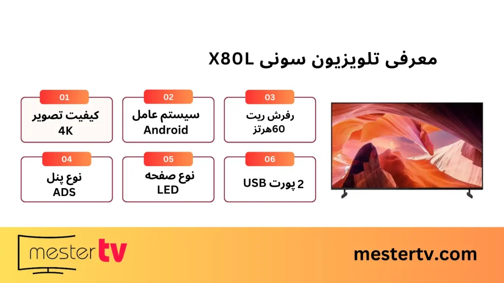 تلویزیون سونی X80L