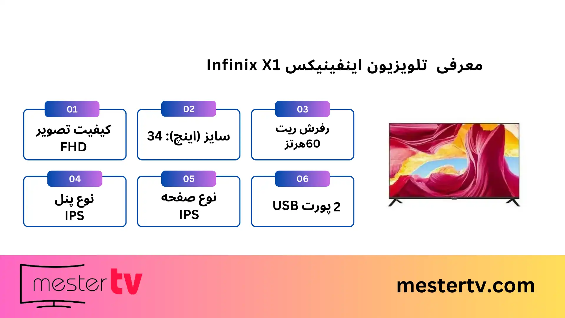 تلویزیون اینفینیکس Infinix X1